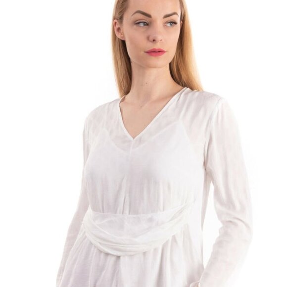 Light and flowy white blouse (new, size XS) - Picture 1 of 9
